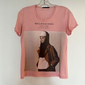 Balenciaga pink t